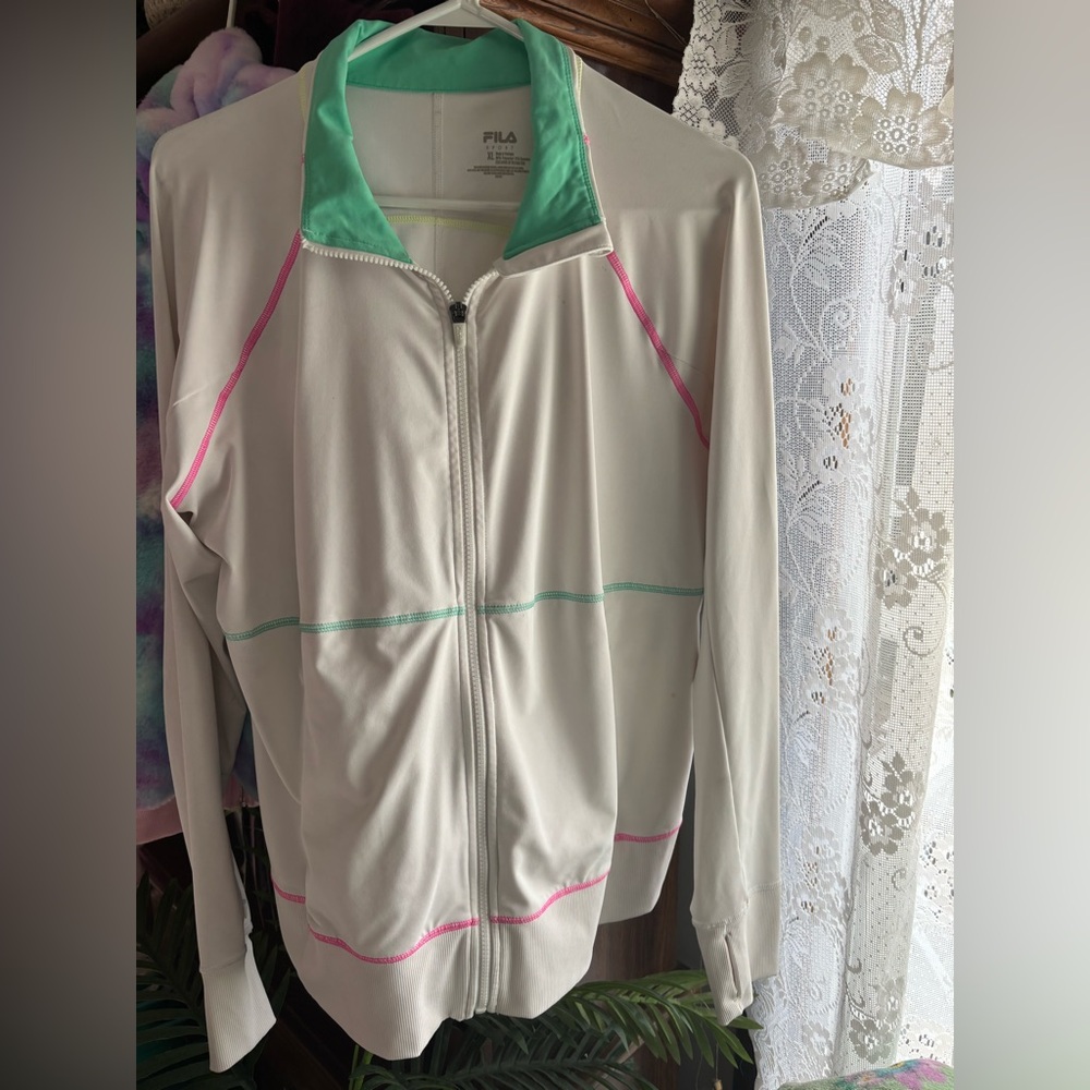 Fila Sport Turquoise Activewear Top